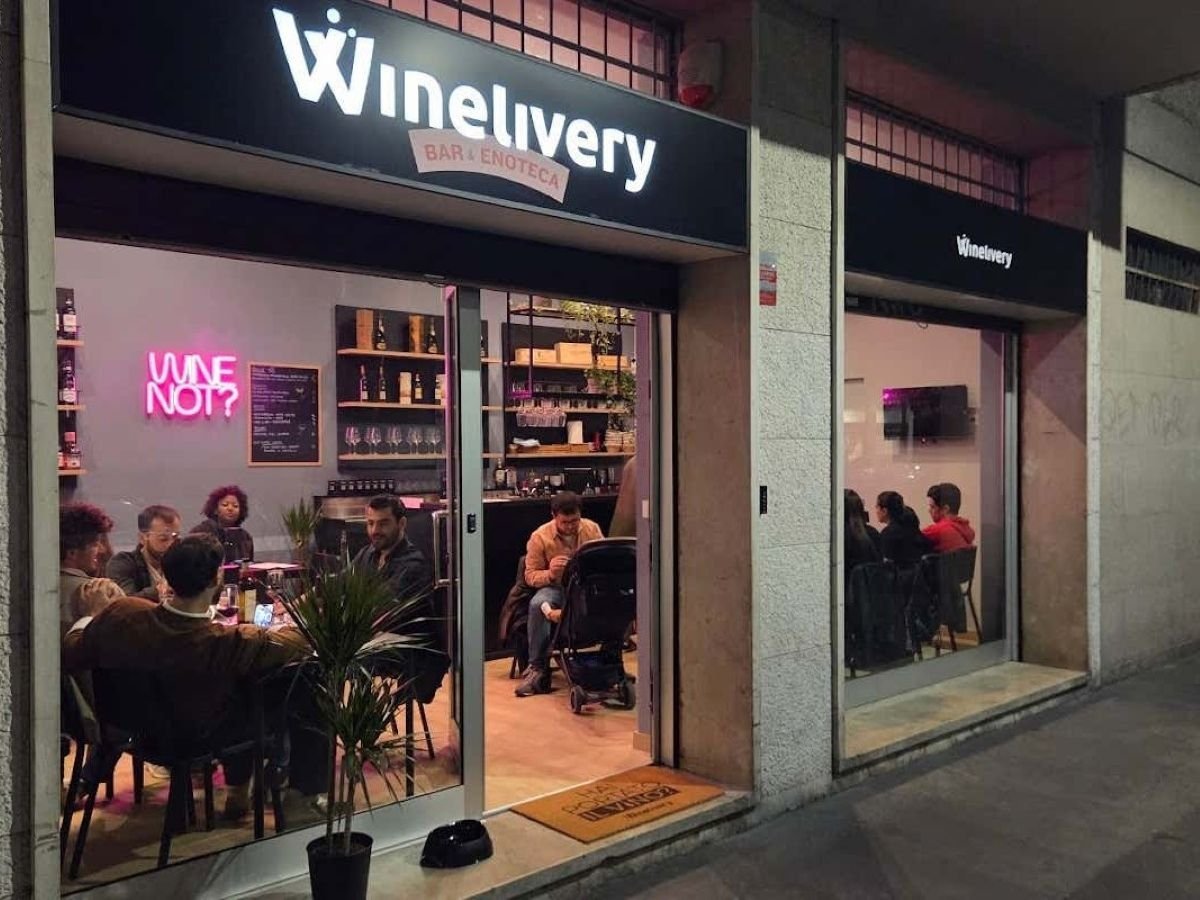 Uno dei punti vendita fisici di Winelivery