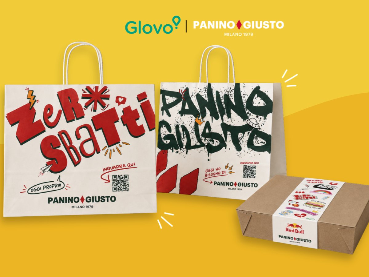 L'iniziativa "Zero Sbatti" rappresenta il nuovo capitolo della collaborazione tra Glovo e Panino Giusto 