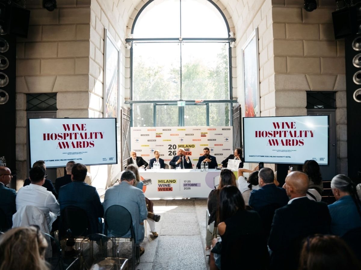 Un momento della presentazione del programma di Milano Wine Week 2026