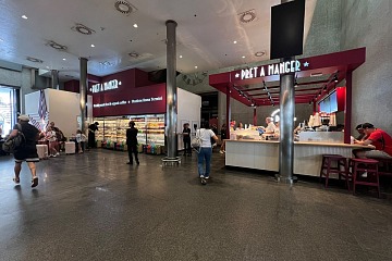 Il nuovo punto vendita Pret A Manger a Roma Termini