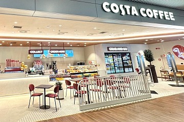 Il nuovo punto vendita airside di Costa Coffee all'Aeroporto di Venezia