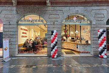 Il punto vendita Rom'antica a Rimini