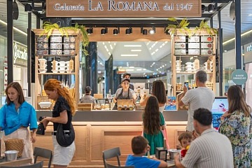 Lo store La Romana al Promenada Mall di Bucarest (fonte: LinkedIn)