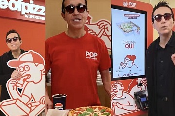 Gino Sorbillo durante i teaser di POP - People of pizza pubblicati su Instagram