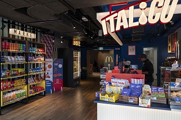 Il bar-caffetteria Italico popola la nuova Padua Food Hall con McDonald's e Alice Pizza