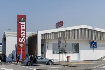 Una delle due nuove aree di sosta Sarni Ristorazione sulla A58-Teem