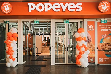 L'ingresso di Popeyes alla Stazione di Roma Termini