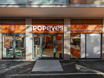 Il locale Popeyes di via Nomentana a Roma