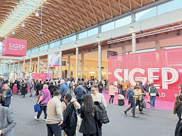La hall di Sigep a Riminifiera