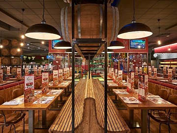 La sala del nuovo Pollicino di Novara