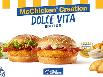 Le due nuove ricette di McChichen Creation Dolce Vita Edition di McDonald's