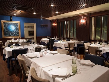 Una delle sale del ristorante Isola dei Sapori parte del Gruppo Sapori Italiani