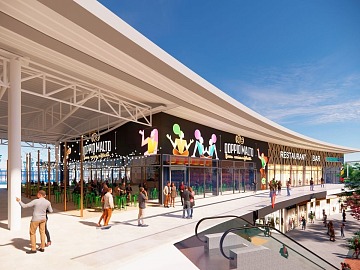 Il rendering di Parma Promenade, progetto di Eurofund Group in apertura nel 2026