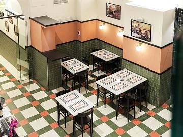 La sala di Antica Pizzeria Da Michele a Perugia