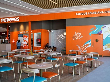 Il secondo store in franchising di Popeyes in Italia, all'interno del Fass Shopping Center