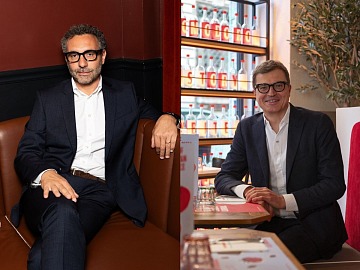 Da sinistra, Alessandro Lazzaroni e Nicola Saraceno alla guida di Rossopomodoro