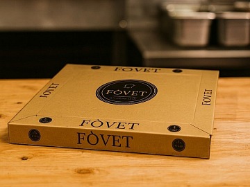Fòvet, il cartone per la pizza calda in food delivery