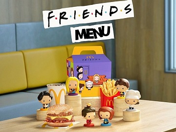 Il menu di McDonald's ispirato alla serie TV Friends