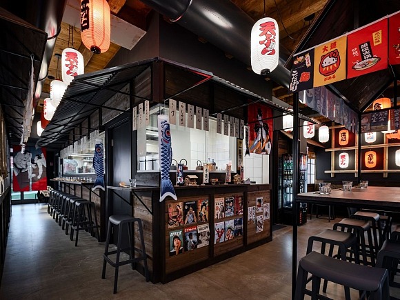 Il locale a insegna Donburi House ad Aosta