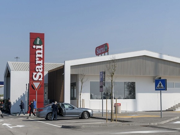 Una delle due nuove aree di sosta Sarni Ristorazione sulla A58-Teem