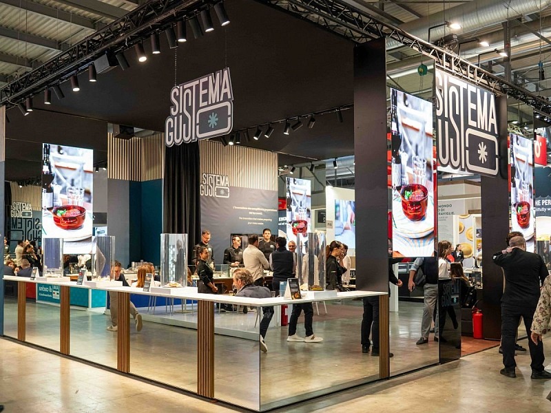 Lo stand di Sistema Gusto a TuttoFood 2026