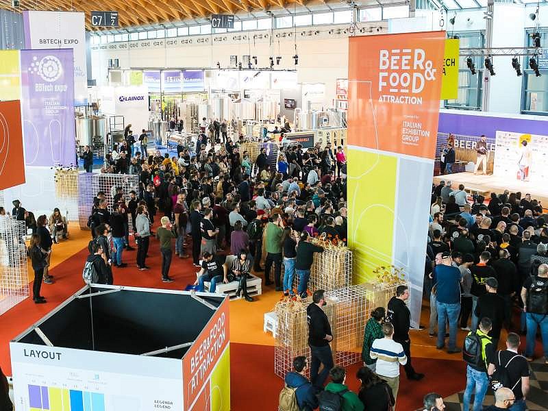 Uno scatto dell'ultima edizione di Beer&Food Attraction 
