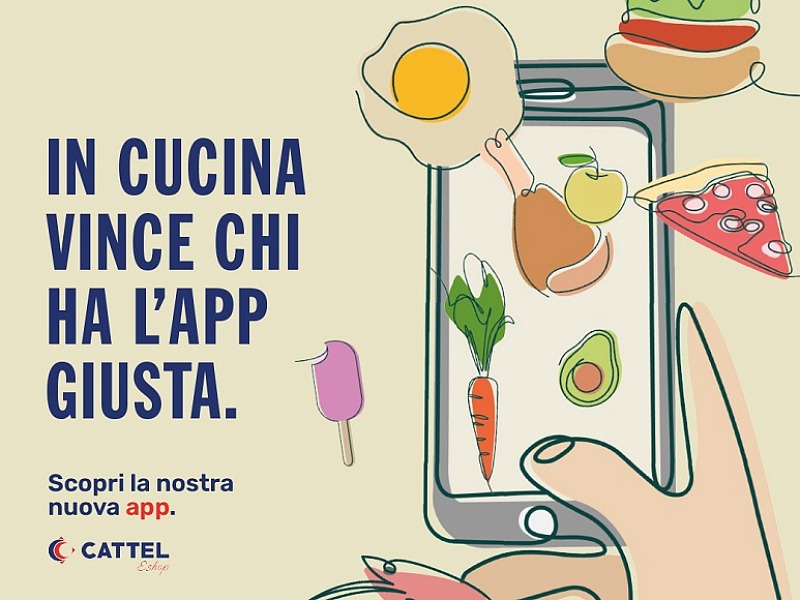 La nuova app Eshop di Cattel Spa per i clienti Horeca