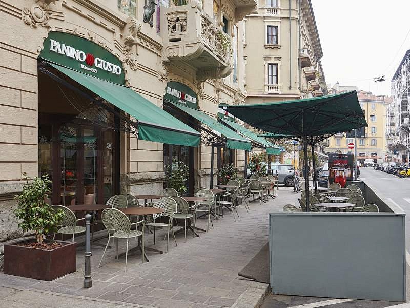 Uno dei locali Panino Giusto a Milano