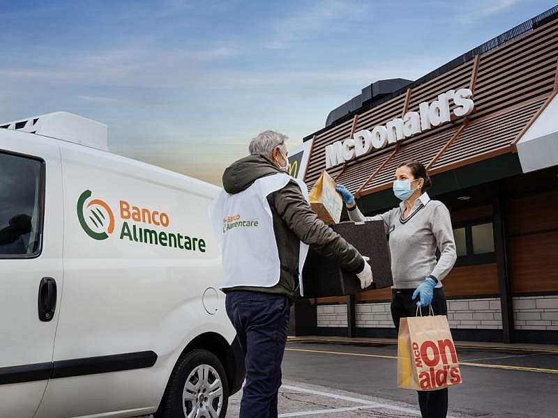 Fondazione Banco Alimentare e Comunità di Sant'Egidio i main partner dell'iniziativa McDonald's "Sempre pronti a donare"