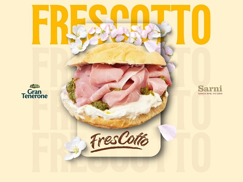 Il Frescotto, nuovo panino nato dalla collaborazione fra Sarni Ristorazione e Gran Terre