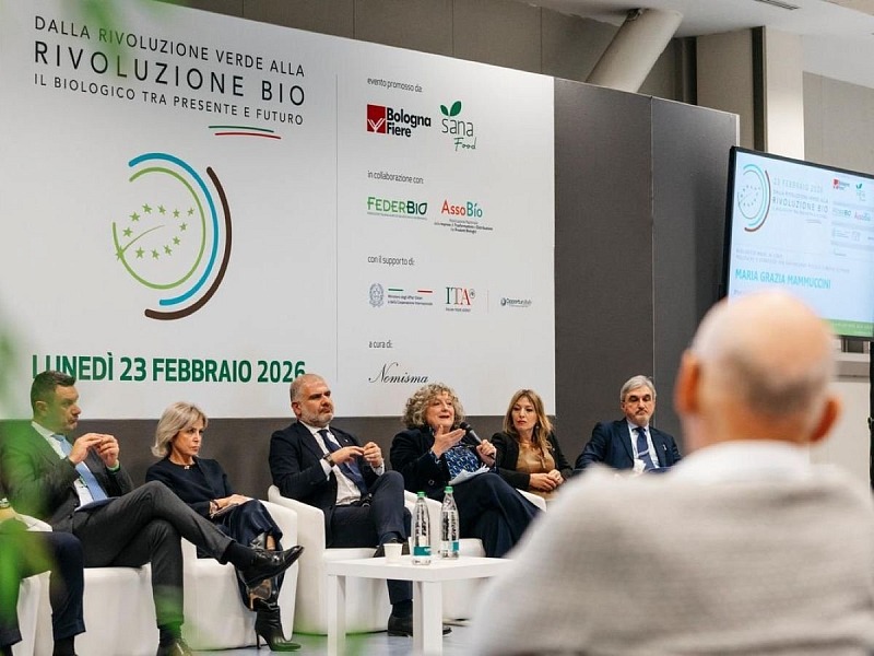 Un momento di Rivoluzione Bio a Sana Food a Bologna 