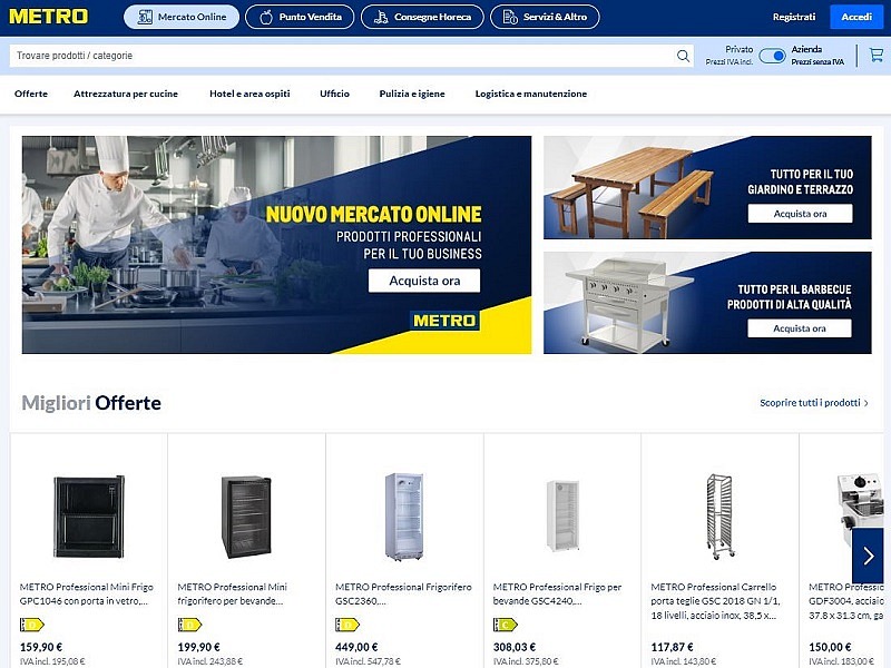 Il nuovo Mercato Online di Metro Italia