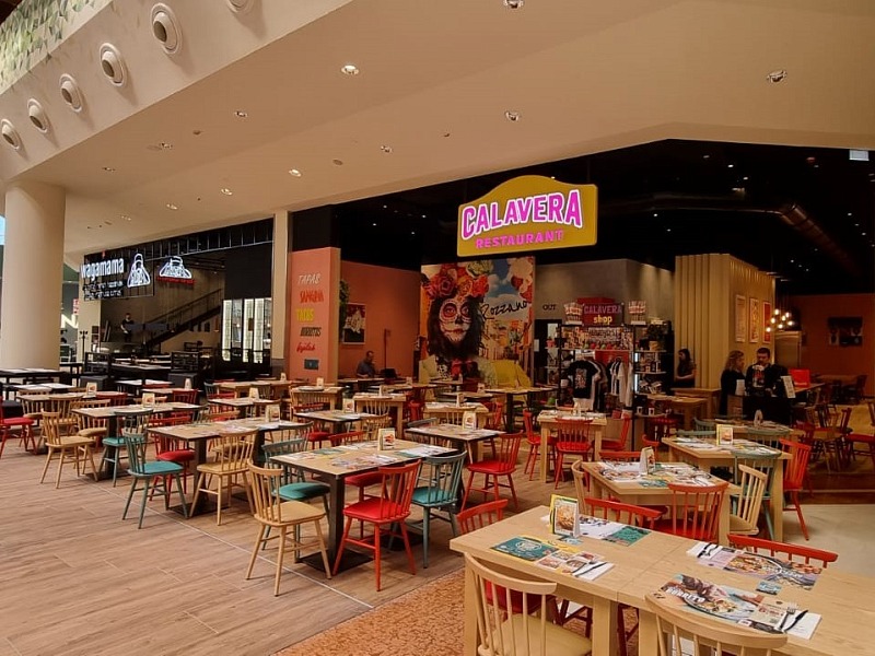 Il nuovo Calavera Restaurant all'interno del Centro commerciale Fiordaliso
