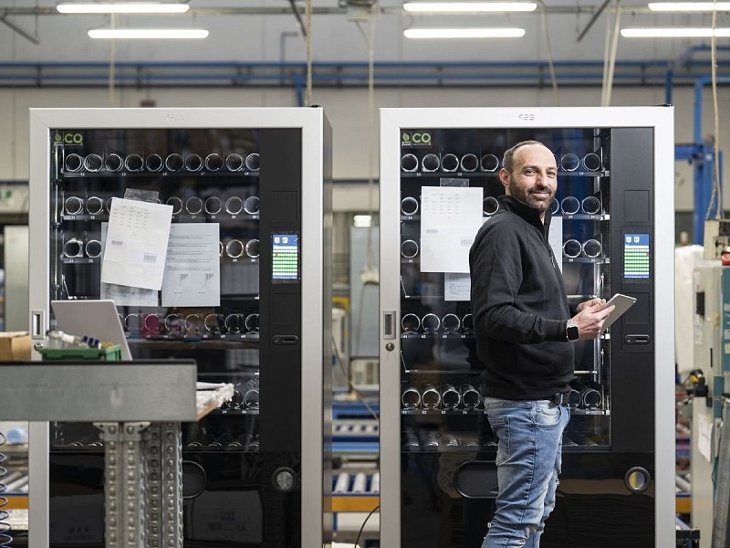 Alcune macchine vending di Fas International