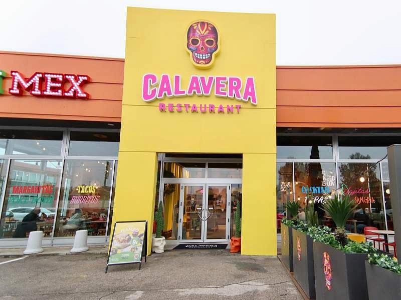 L'ingresso del nuovo Calavera Restaurant di Ferrara, il 24° della rete