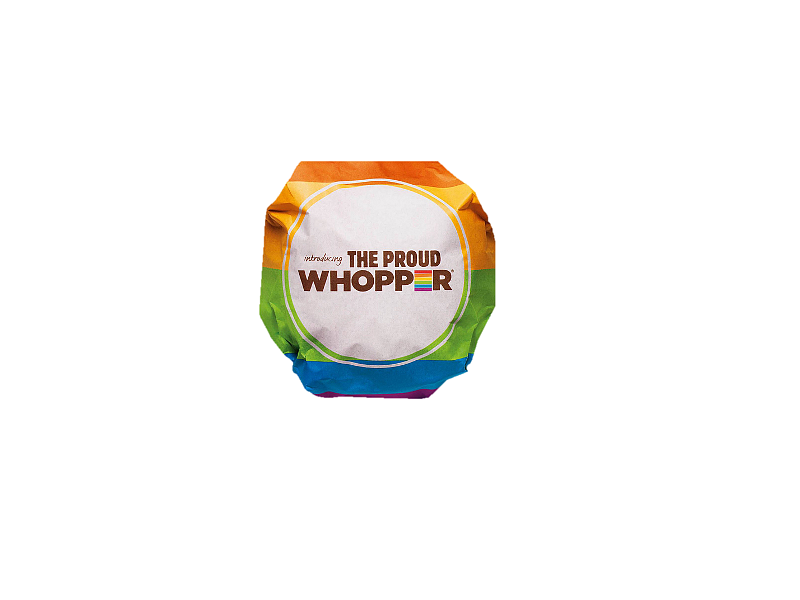 Il Proud Whopper di Burger King in sostegno al Pride di Milano