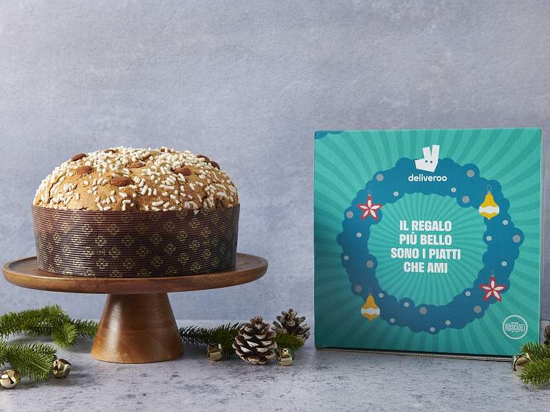 La limited edition del panettone Deliveroo