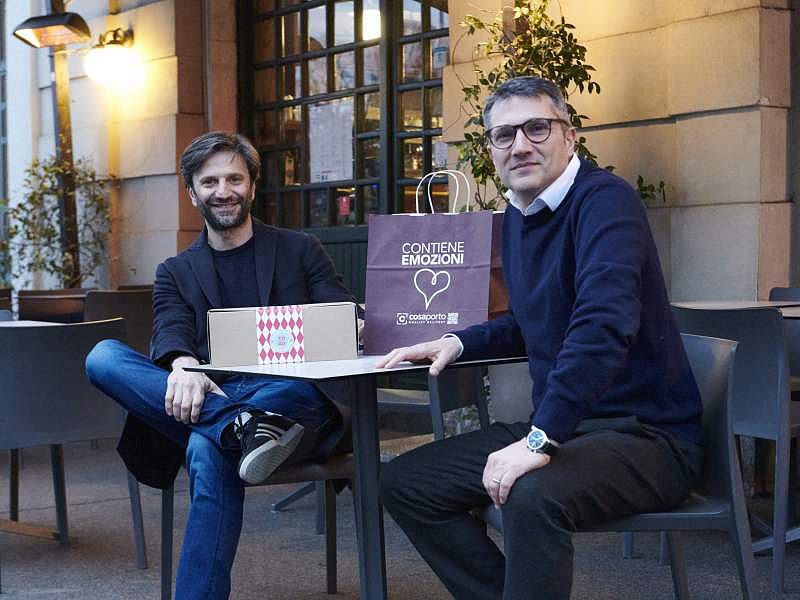 Da Panino a Catering Giusto, 16 box gourmet in ufficio con Cosaporto Da sinistra, Antonio Civita e Stefano Manili insieme per Catering Giusto